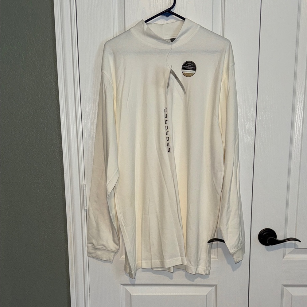 Croft & Barrow Men's Ivory Long Sleeve Tee
